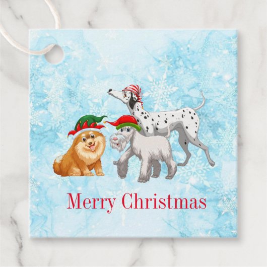 Weihnachtsgeschenk-Tag Geschenkanhänger (Vorderseite)