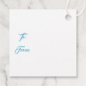 Weihnachtsgeschenk-Tag Geschenkanhänger (Rückseite)