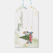 Weihnachtsgeschenk-Tag Geschenkanhänger (Vorderseite)