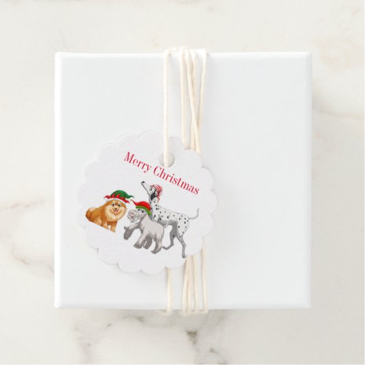 Weihnachtsgeschenk-Tag Geschenkanhänger (Beispiel)