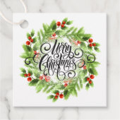 Weihnachtsgeschenk-Tag Geschenkanhänger (Vorderseite)