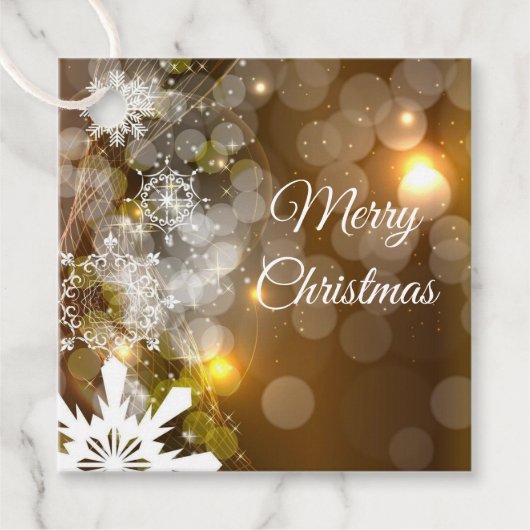 Weihnachtsgeschenk-Tag Geschenkanhänger (Vorderseite)