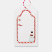 Weihnachtsgeschenk-Tag Geschenkanhänger (Rückseite)