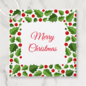 Weihnachtsgeschenk-Tag Geschenkanhänger (Vorderseite)