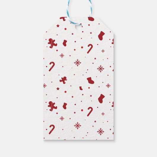 Weihnachtsgeschenk-Tag Geschenkanhänger (Rückseite)