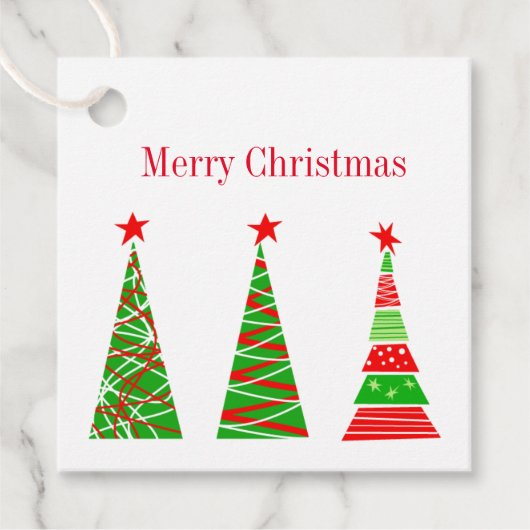 Weihnachtsgeschenk-Tag Geschenkanhänger (Vorderseite)