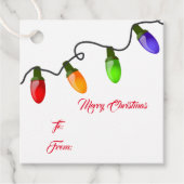 Weihnachtsgeschenk-Tag Geschenkanhänger (Vorderseite)