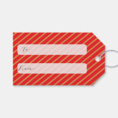 Weihnachtsgeschenk-Tag Geschenkanhänger (Vorderseite (Horizontal))