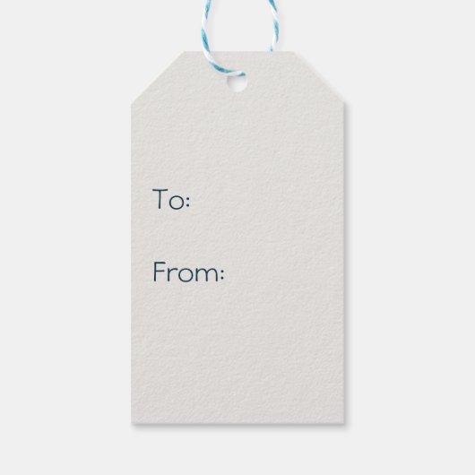 Weihnachtsgeschenk-Tag Geschenkanhänger (Rückseite)