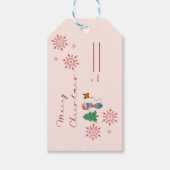 Weihnachtsgeschenk-Tag Geschenkanhänger (Vorderseite)