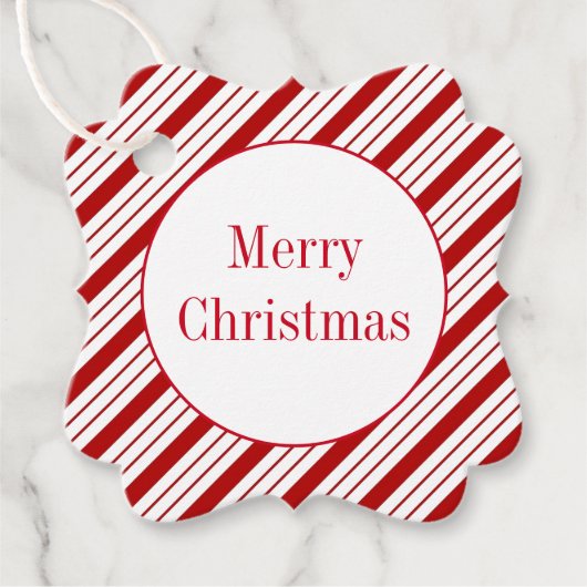 Weihnachtsgeschenk-Tag Geschenkanhänger (Vorderseite)