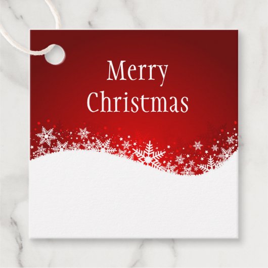 Weihnachtsgeschenk-Tag Geschenkanhänger (Vorderseite)