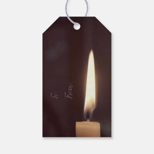 Weihnachtsgeschenk Tag Geschenkanhänger (Rückseite)