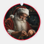 Weihnachtsgeschenk-Tag hinzufügen Ornament Karte (Vorderseite)