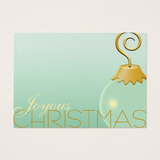 Weihnachtsgeschenk-Tag - JoyChristmas (Vorderseite)