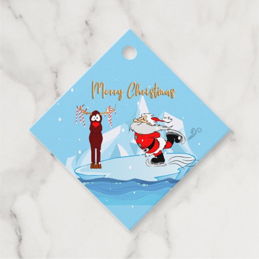 Weihnachtsgeschenk-Tag nicht im Skate Geschenkanhänger (Vorderseite)