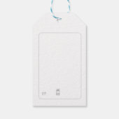 Weihnachtsgeschenk-Tag - Niedlicher Sonnenschein i Geschenkanhänger (Rückseite)