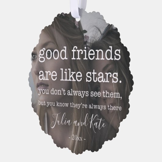 Weihnachtsgeschenk-Tag Ornament Karte (Links)