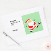 Weihnachtsgeschenk-Tag Rechteckiger Aufkleber (Umschlag)