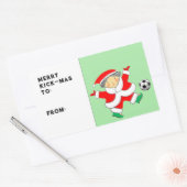 Weihnachtsgeschenk-Tag Rechteckiger Aufkleber (Umschlag)