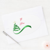 Weihnachtsgeschenk Tag Sticker (Umschlag)