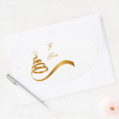 Weihnachtsgeschenk Tag Sticker (Umschlag)