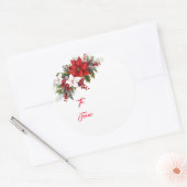 Weihnachtsgeschenk Tag Sticker (Umschlag)