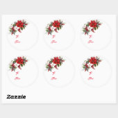 Weihnachtsgeschenk Tag Sticker (Blatt)