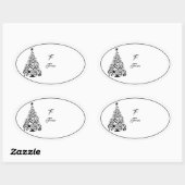 Weihnachtsgeschenk Tag Sticker (Blatt)