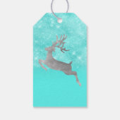 Weihnachtsgeschenk Tag Tiffany Ocean Rentier Geschenkanhänger (Rückseite)