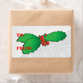 Weihnachtsgeschenk-Tag-Vorlage (Insitu)