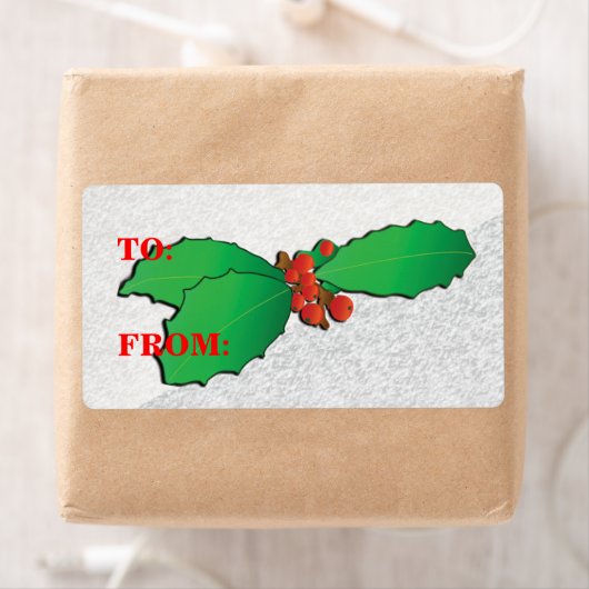 Weihnachtsgeschenk-Tag-Vorlage (Insitu)