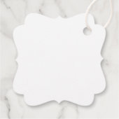 Weihnachtsgeschenk Tag-Wreath Geschenkanhänger (Rückseite)