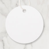 Weihnachtsgeschenk Tag-Wreath Geschenkanhänger (Rückseite)