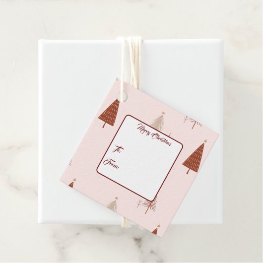 Weihnachtsgeschenk-Tagbaumen Geschenkanhänger (Beispiel)