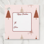 Weihnachtsgeschenk-Tagbaumen Geschenkanhänger (Vorderseite)