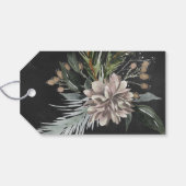 Weihnachtsgeschenk Tagchalkboard Floral Alphabet J Geschenkanhänger (Rückseite Horizontal)