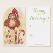 Weihnachtsgeschenk-Tags (Vorne & Hinten)