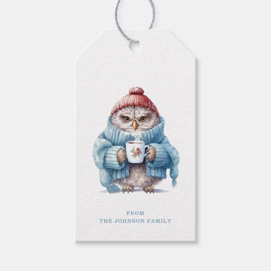 Weihnachtsgeschenk-Tags Geschenkanhänger (Vorderseite)