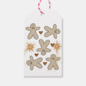 Weihnachtsgeschenk Tags Gingerbread Mann Geschenkanhänger (Vorderseite)
