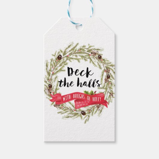 Weihnachtsgeschenk-Tags personalisiert Deck Geschenkanhänger (Vorderseite)