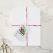 Weihnachtsgeschenk Tags-Santa & Gang Geschenkanhänger (Mit Garn)
