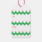 Weihnachtsgeschenk Tags Weihnachtsbaumen Geschenkanhänger (Rückseite)