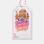 Weihnachtsgeschenk-Tags zum Thema Lebkuchen Geschenkanhänger (Rückseite)