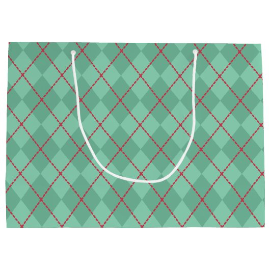 Weihnachtsgeschenk-Tasche Große Geschenktüte (Rückseite)