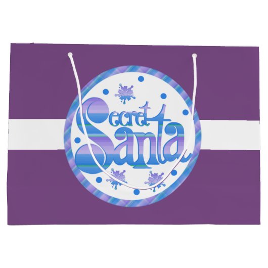 Weihnachtsgeschenk-Tasche Große Geschenktüte (Rückseite)