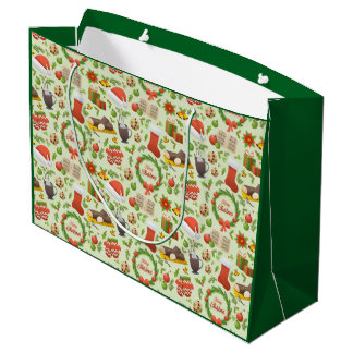 Weihnachtsgeschenk-Tasche Große Geschenktüte