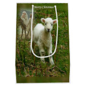 Weihnachtsgeschenk Taschen Jesus Christus Mittlere Geschenktüte (Rückseite)