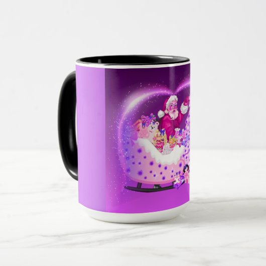 Weihnachtsgeschenk Tasse (Vorderseite Links)