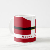 Weihnachtsgeschenk Tasse Funny Santa Design (Vorderseite Links)